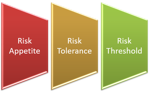 Risk Appetite, Risk Tolerance, Risk Threshold