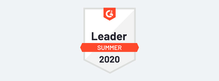 G2 Summer 2020 Leader badge