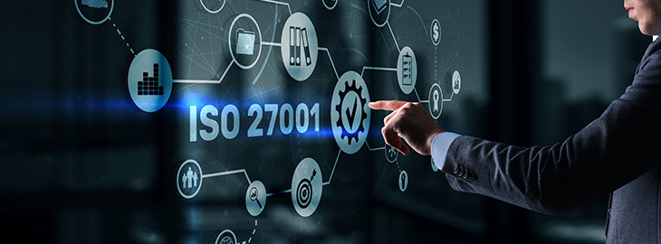 ISO 27001. International information security standard. Concept of ISO standards quality control