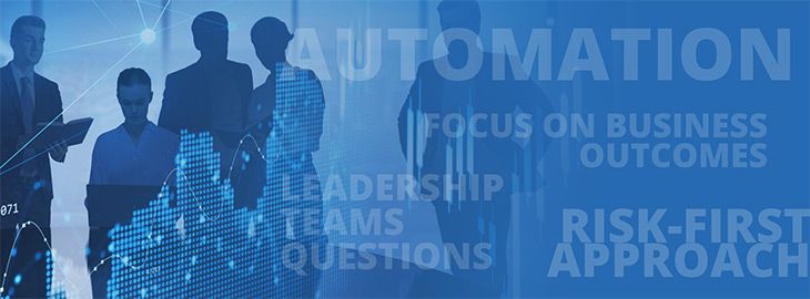 automation focus on business outcomes risk-first approach
