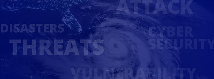 hurricane of cybersecurity threats, vulnerabilities, attacks